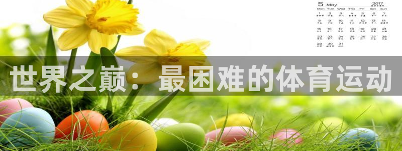 必一运动bsport体育：世界之巅：最困难的体育运动